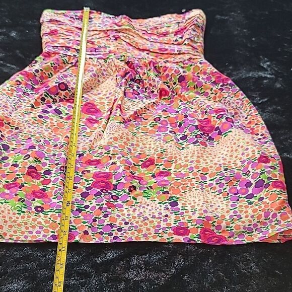 Shoshanna Mini Strapless Mulit Floral Dress - Picture 7 of 14